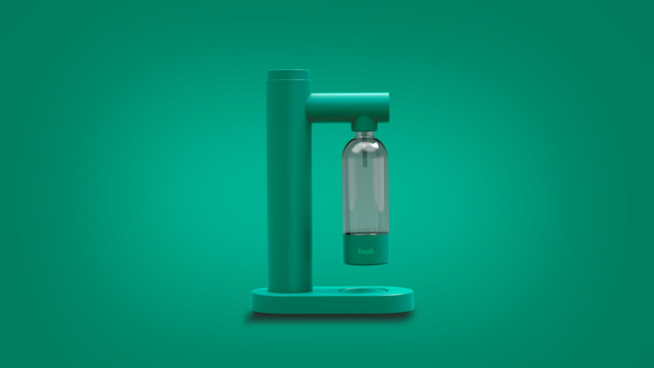 A Green Statement: The "Forest Rush" Green Sparkling Water Maker